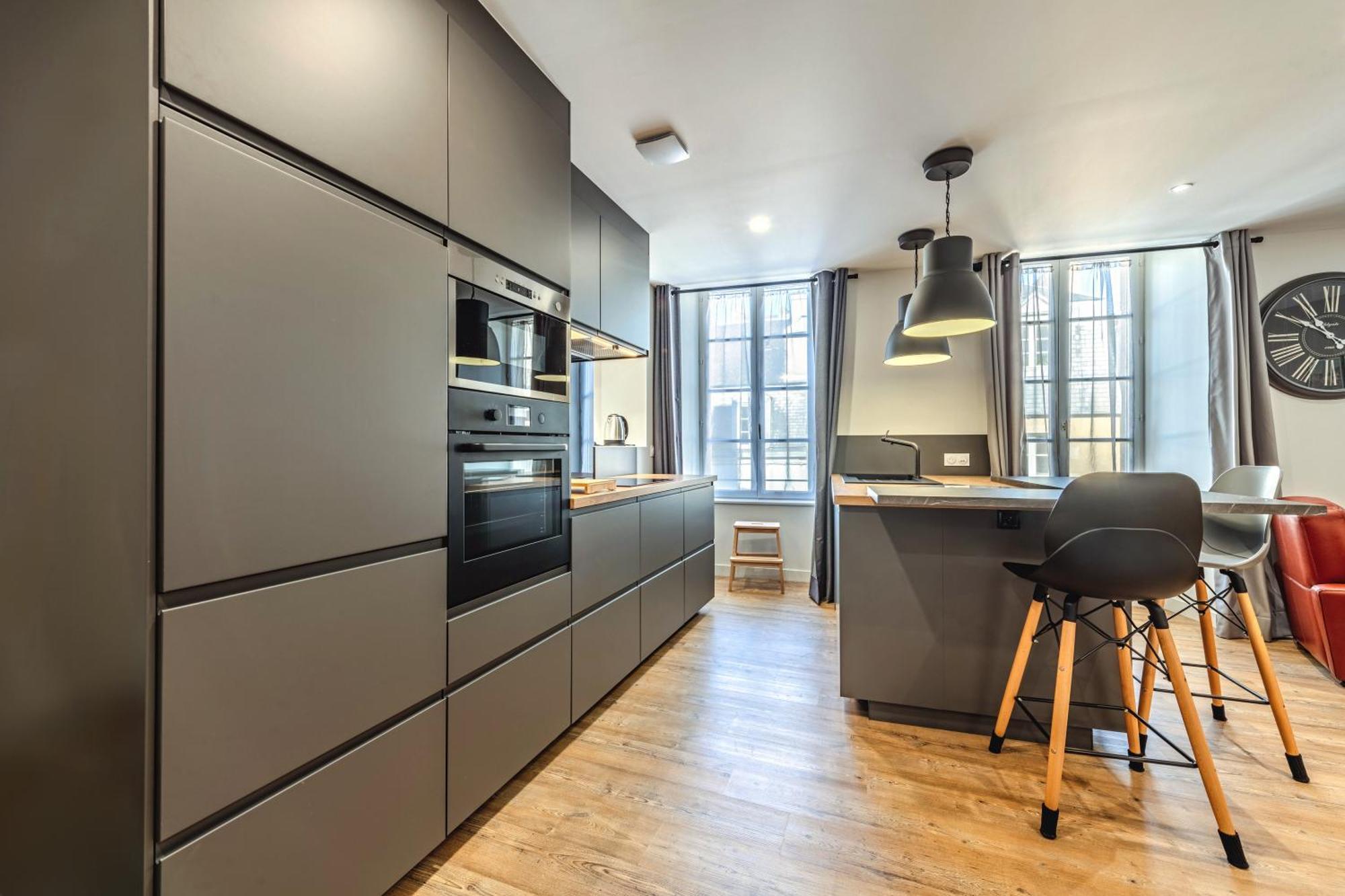 Appartement Du Theatre Morlaix Bagian luar foto