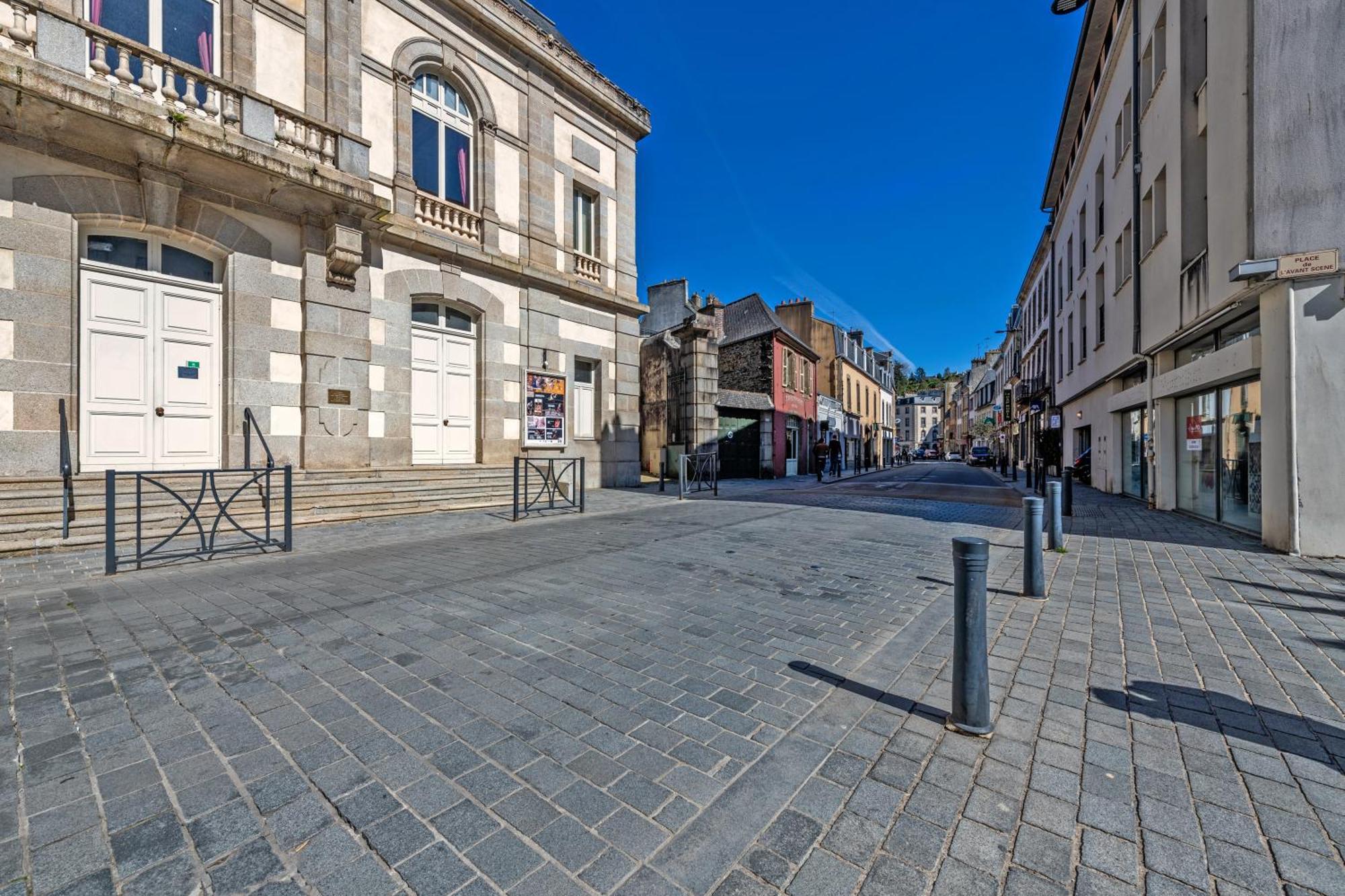 Appartement Du Theatre Morlaix Bagian luar foto